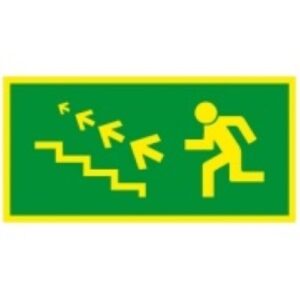 Portaat vasemmalle ylös 300×150 JV alu-kilpi so93300