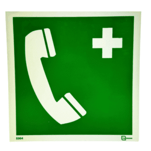 Hätäpuhelin 200×200 JV muovi soe004200